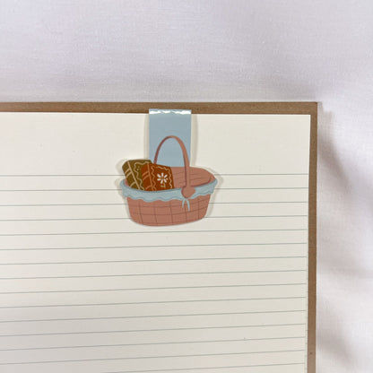 Picnic Basket Magnetic Bookmark