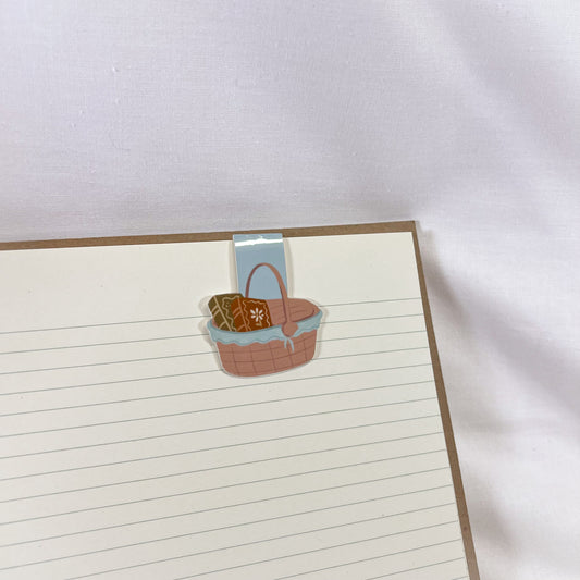 Picnic Basket Magnetic Bookmark