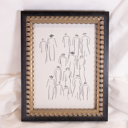 Fashionable Ladies Framed Wall Art