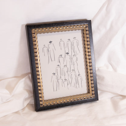 Fashionable Ladies Framed Wall Art
