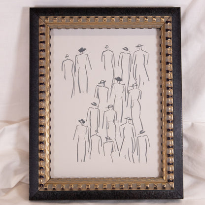 Fashionable Ladies Framed Wall Art