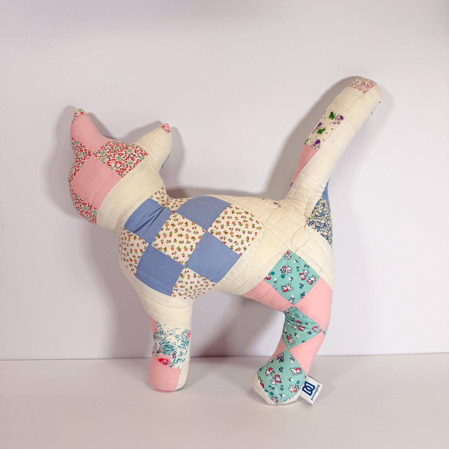 Quilted Cat Pillow