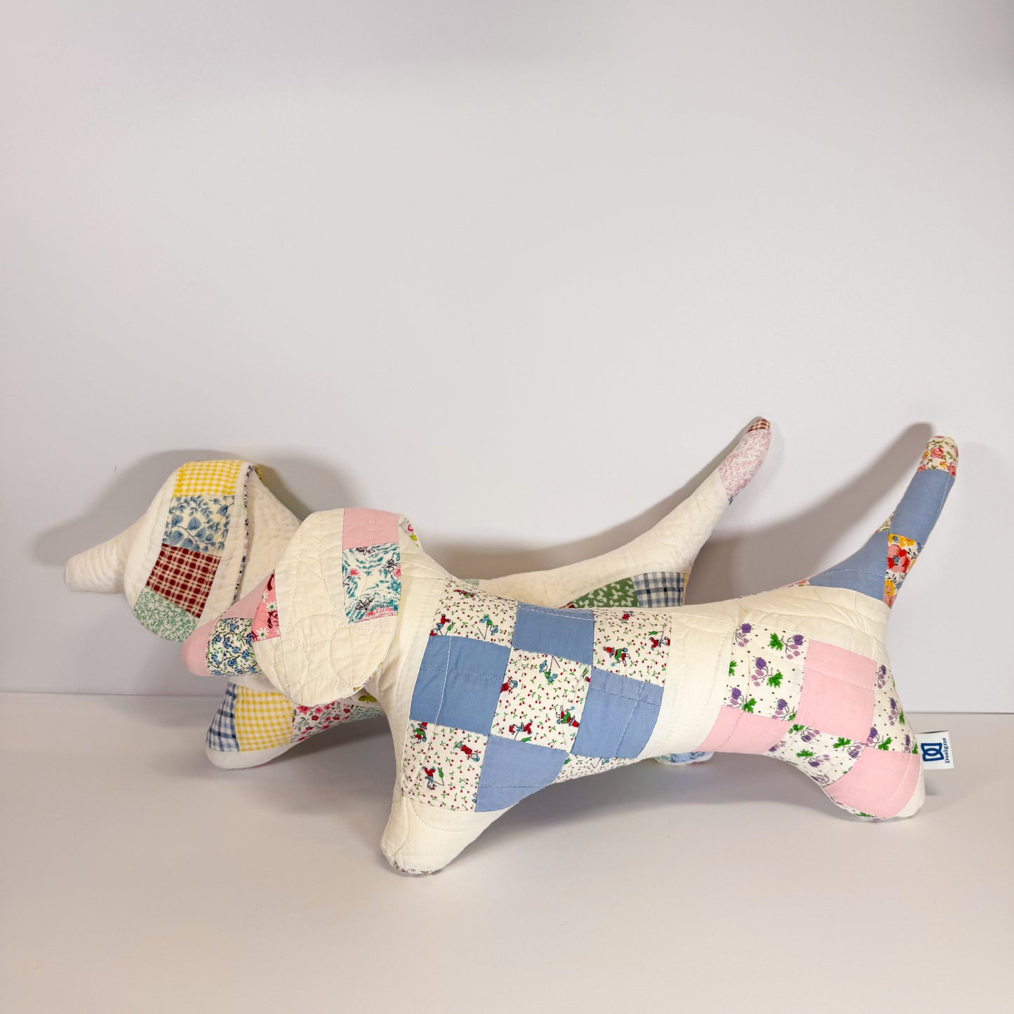 Quilted Dachshund Pillow