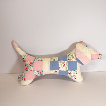Quilted Dachshund Pillow