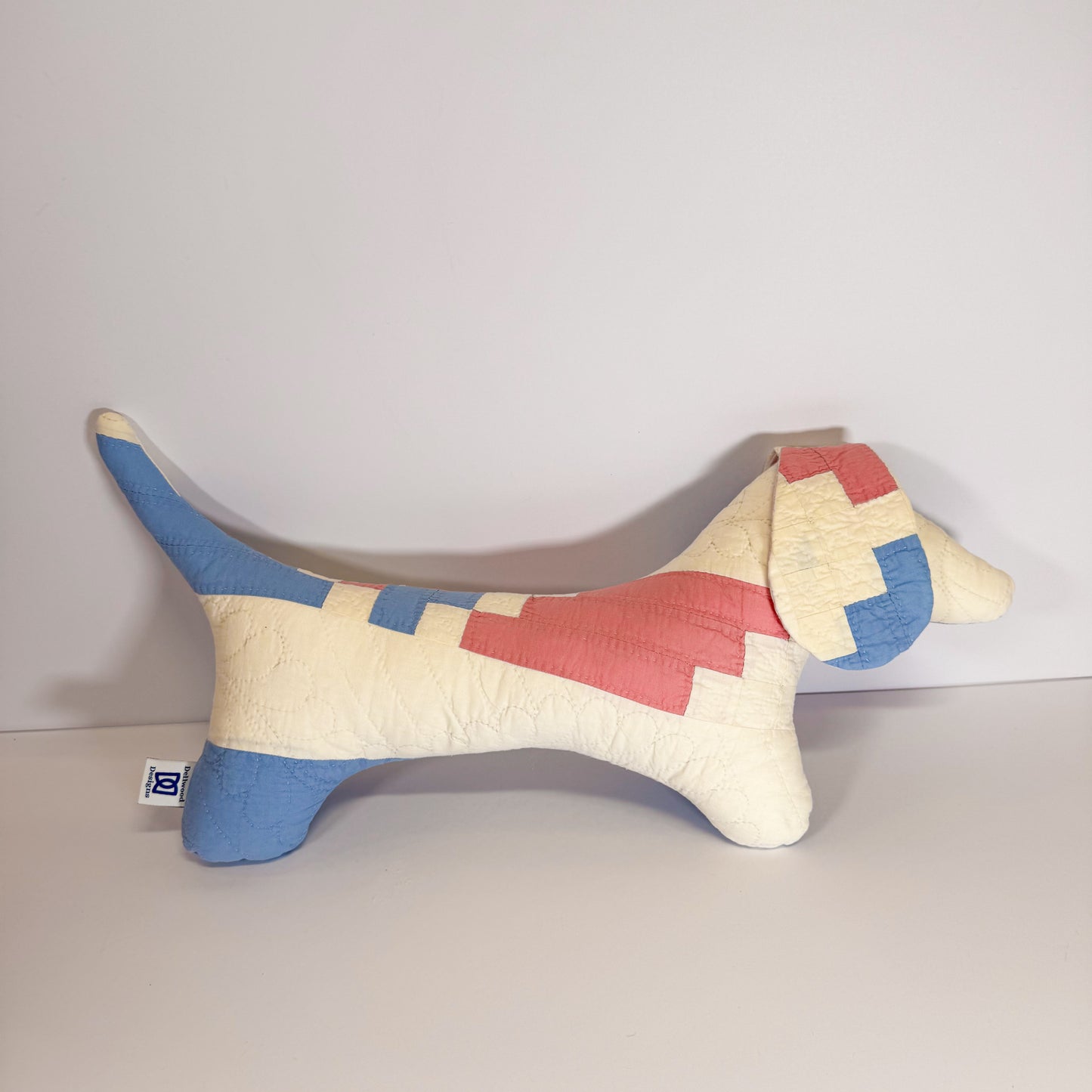 Quilted Dachshund Pillow