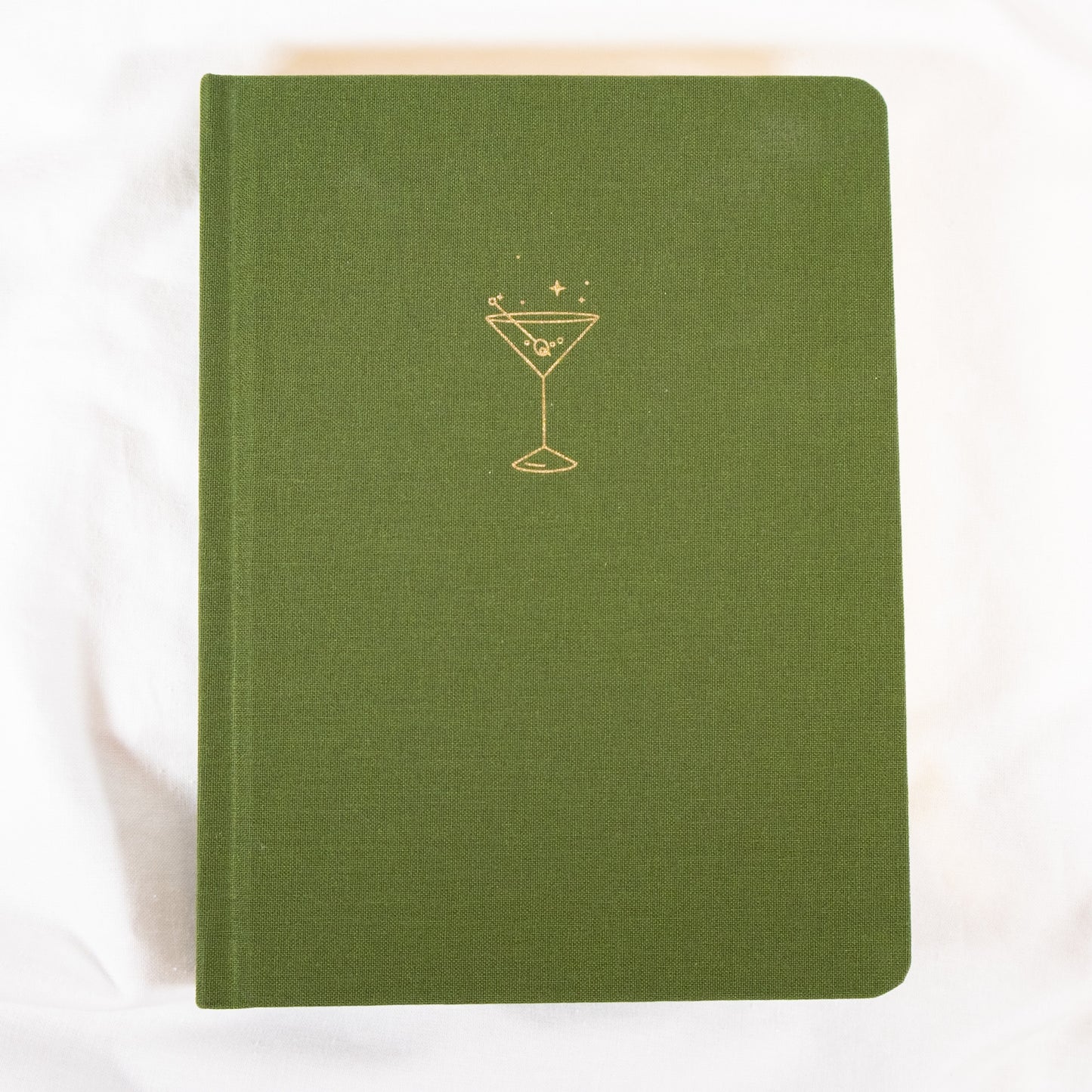 Olive Martini Linen Journal
