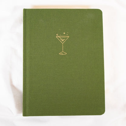 Olive Martini Linen Journal