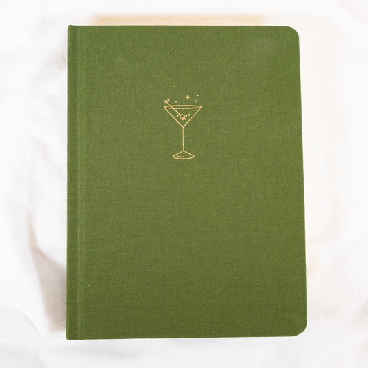 Olive Martini Linen Journal