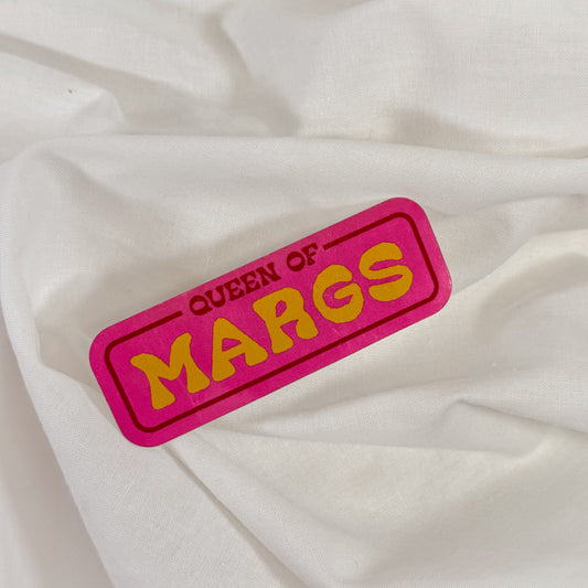 Queen Of Margs Vinyl Sticker
