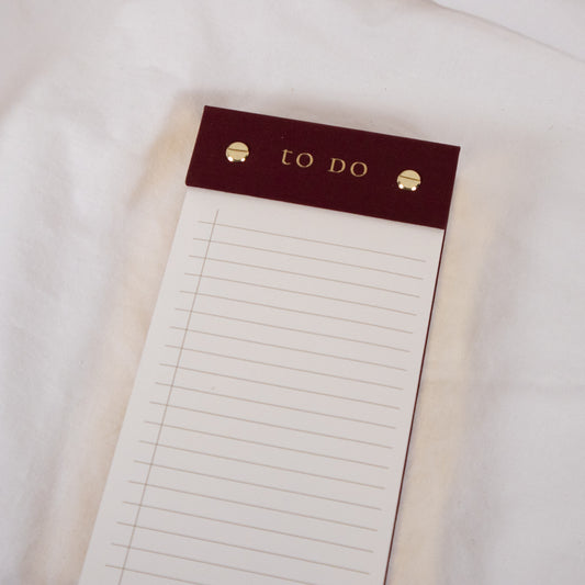 To Do Post Bound Notepad