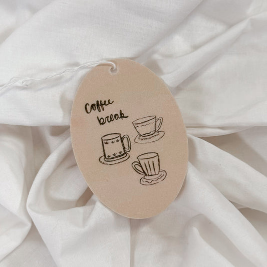 Coffee Break Car Air Freshener
