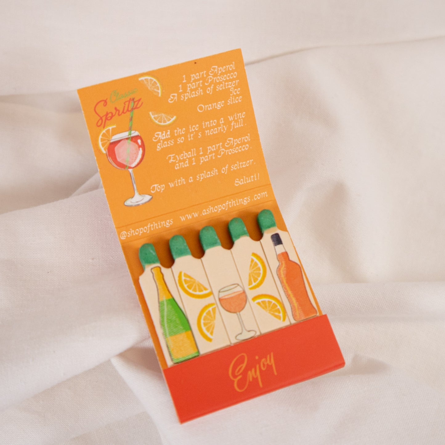 Aperol Spritz Matchbook