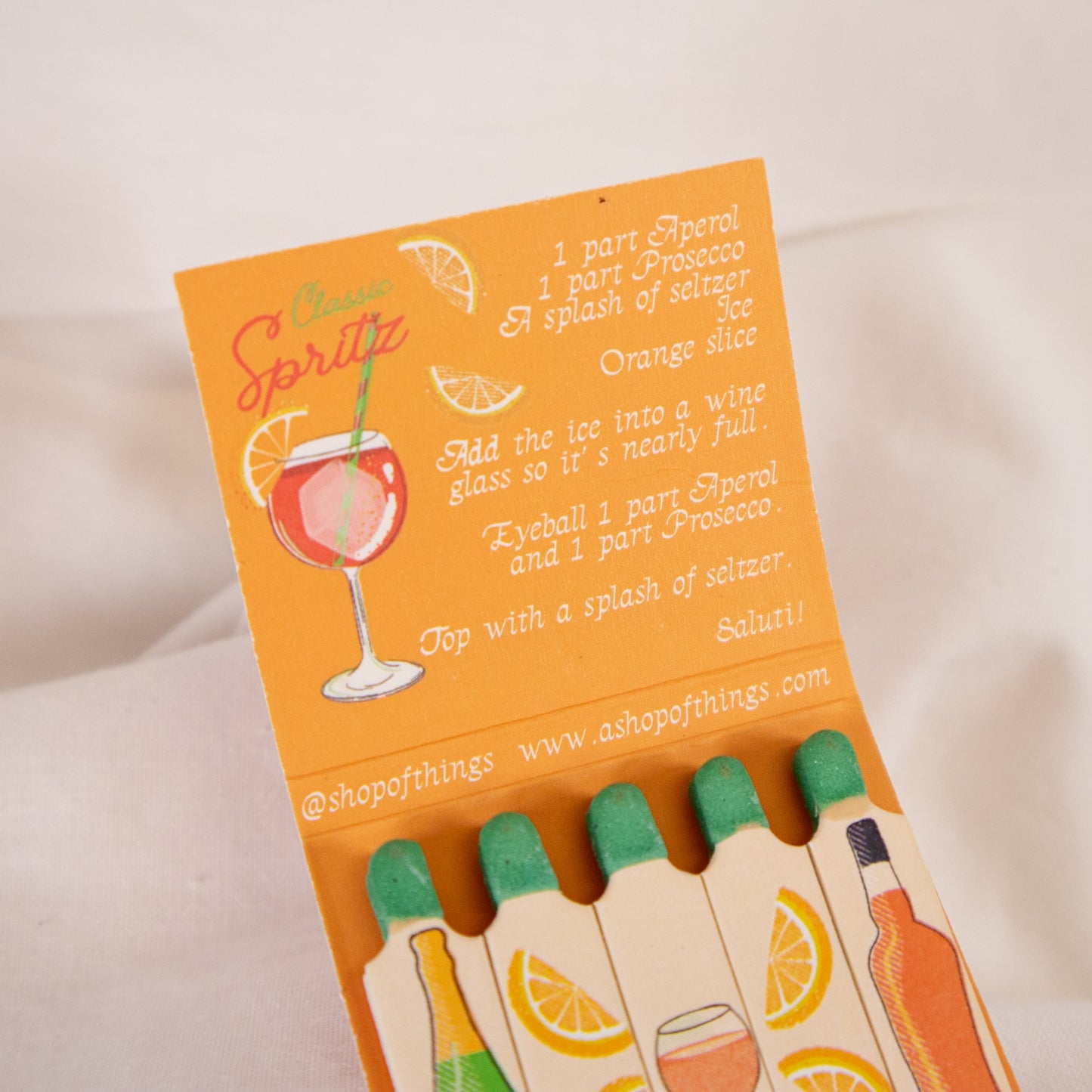 Aperol Spritz Matchbook