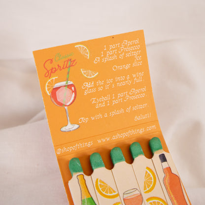 Aperol Spritz Matchbook
