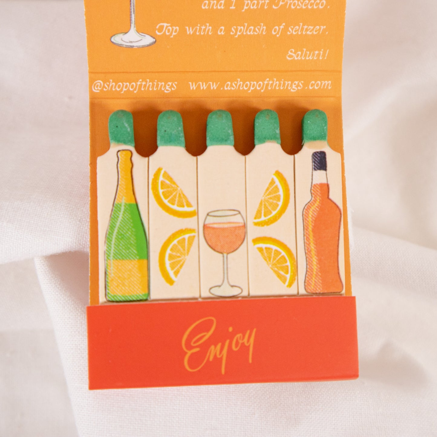 Aperol Spritz Matchbook
