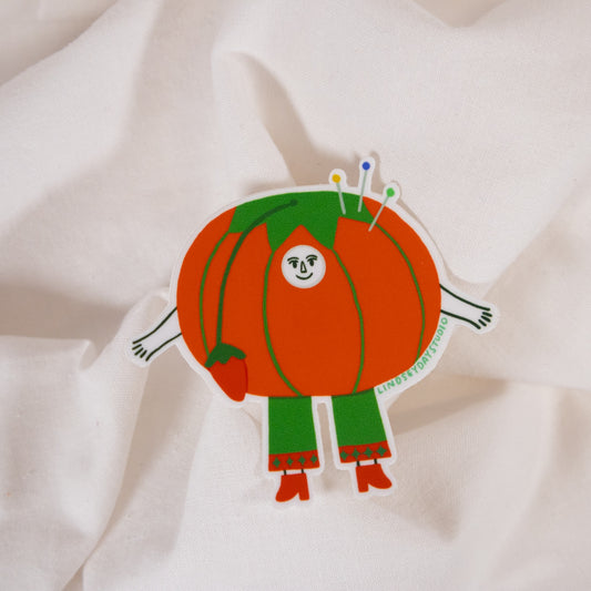 Sewing Tomato Vinyl Sticker