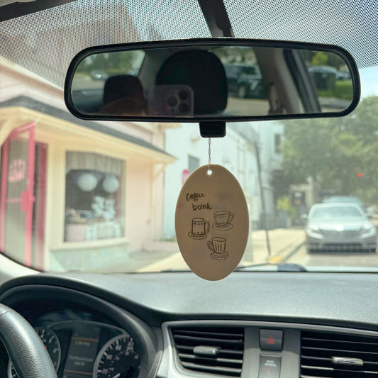Coffee Break Car Air Freshener
