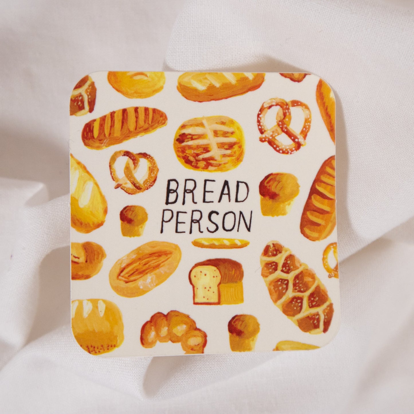 Bread Person Vinyl Sticker