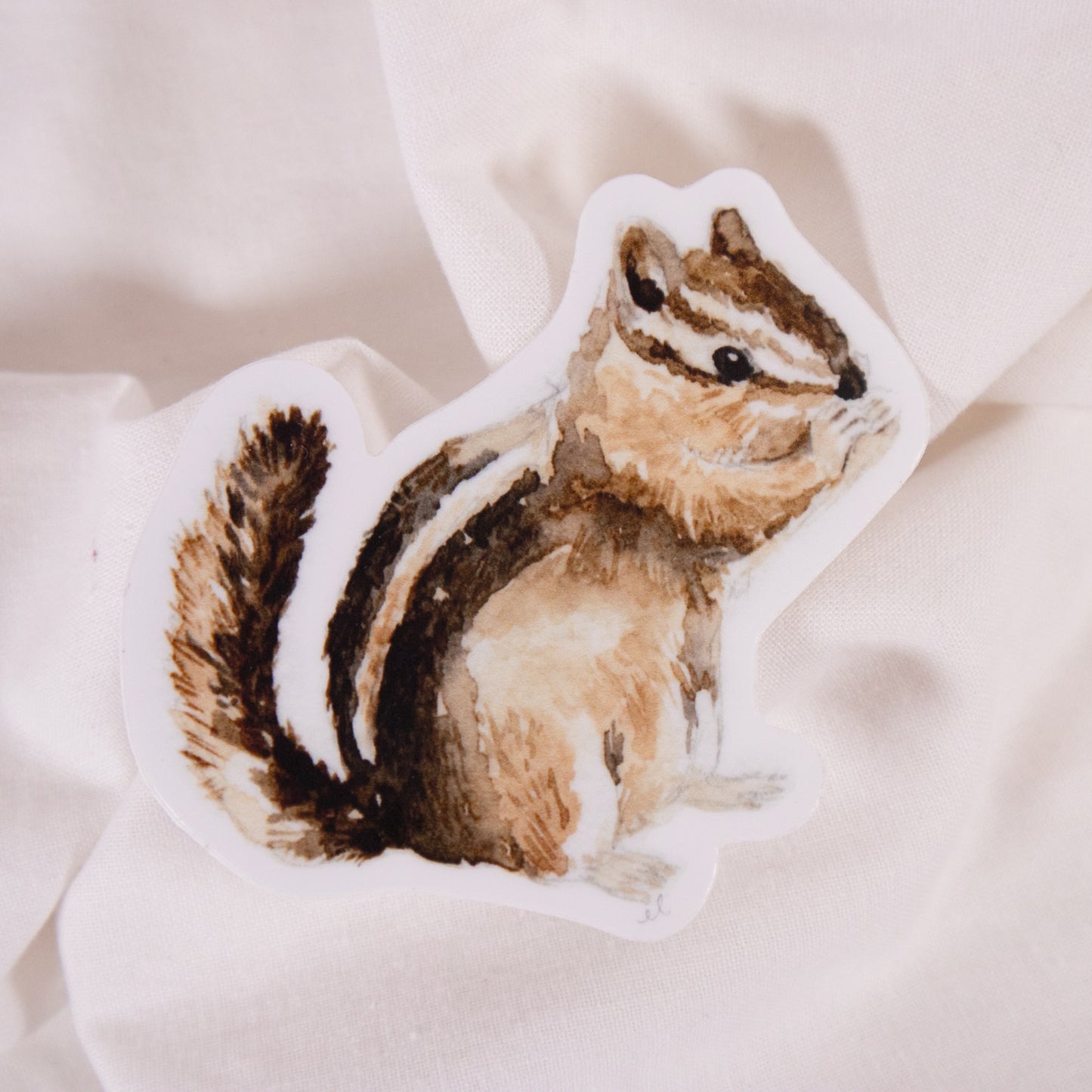 Chipmunk Vinyl Sticker