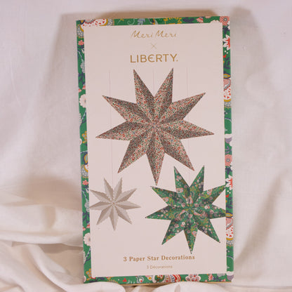 Liberty Hanging Paper Stars By Meri Meri