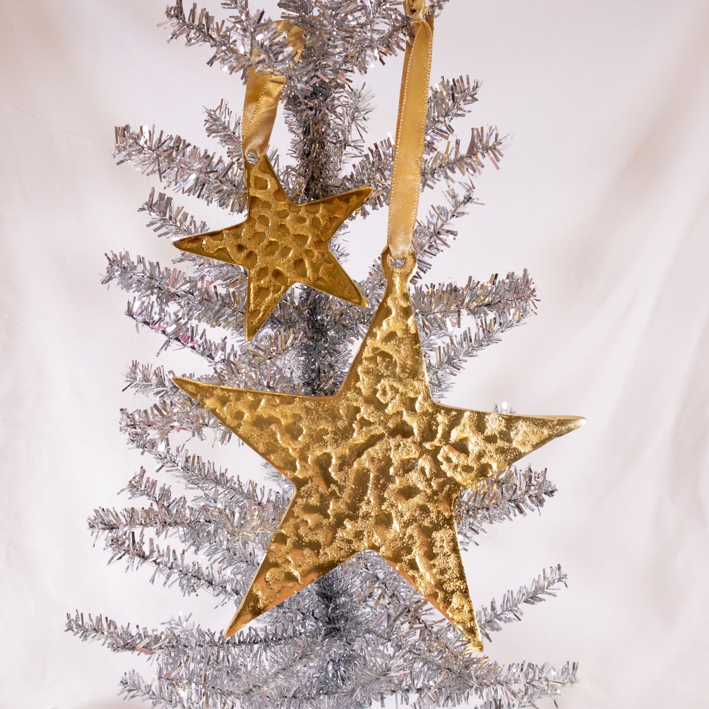 Hammered Gold Star Ornament