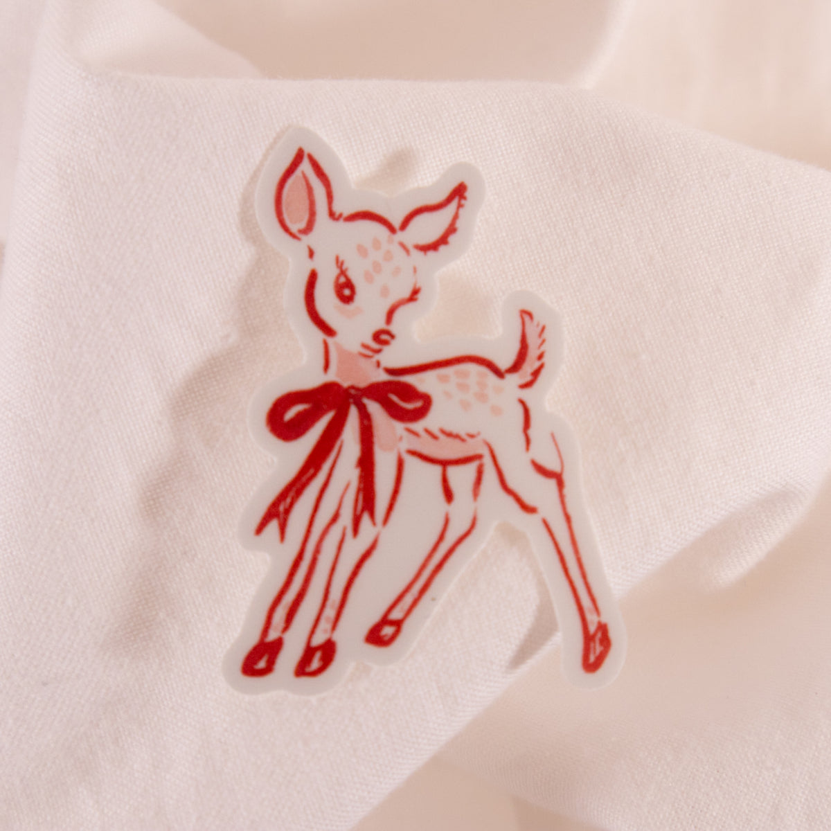 Pink Reindeer Mini Sticker – Gasp