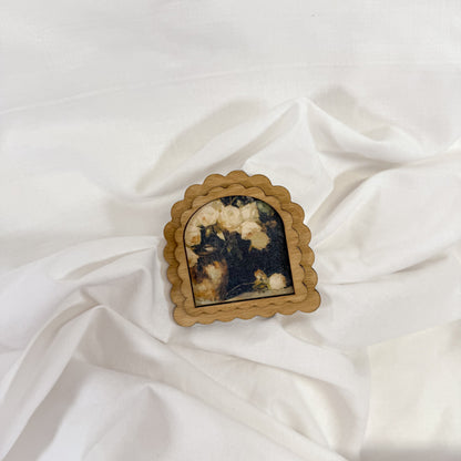 Vintage Wooden Magnet
