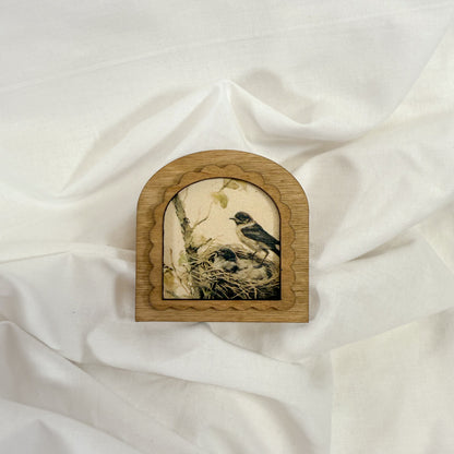 Vintage Wooden Magnet