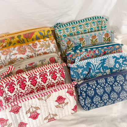 Block Print Pencil Pouch