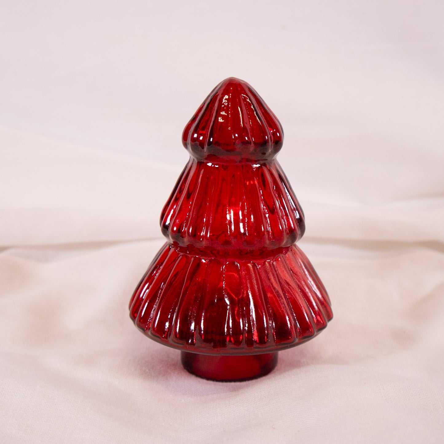 Mini Pink Glass Christmas Tree