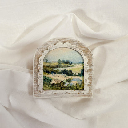 Vintage Wooden Magnet