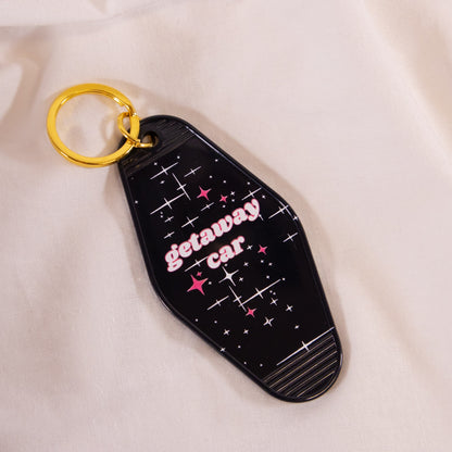 Getaway Car Motel Keychain