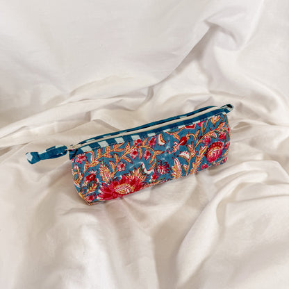 Block Print Pencil Pouch