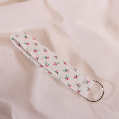 Vintage Floral Wristlet Keychain