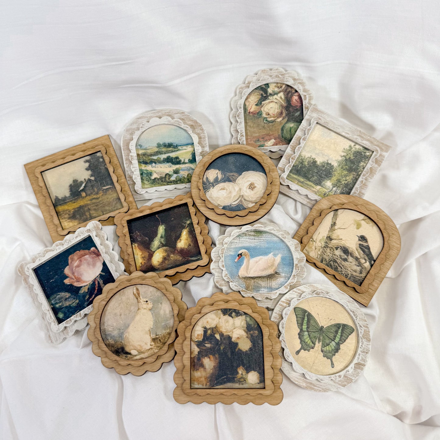 Vintage Wooden Magnet