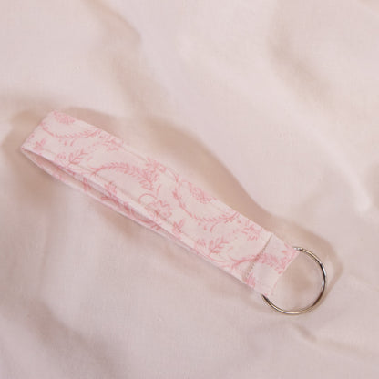 Vintage Floral Wristlet Keychain