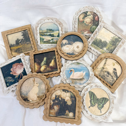Vintage Wooden Magnet