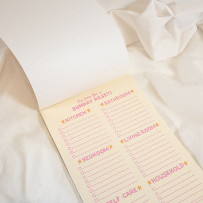 Sunday Reset Notepad