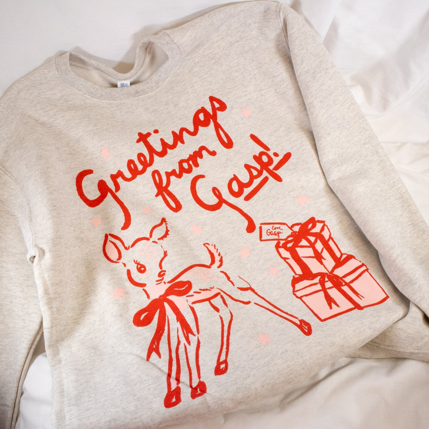 Greetings From Gasp Holiday Crewneck Sweatshirt