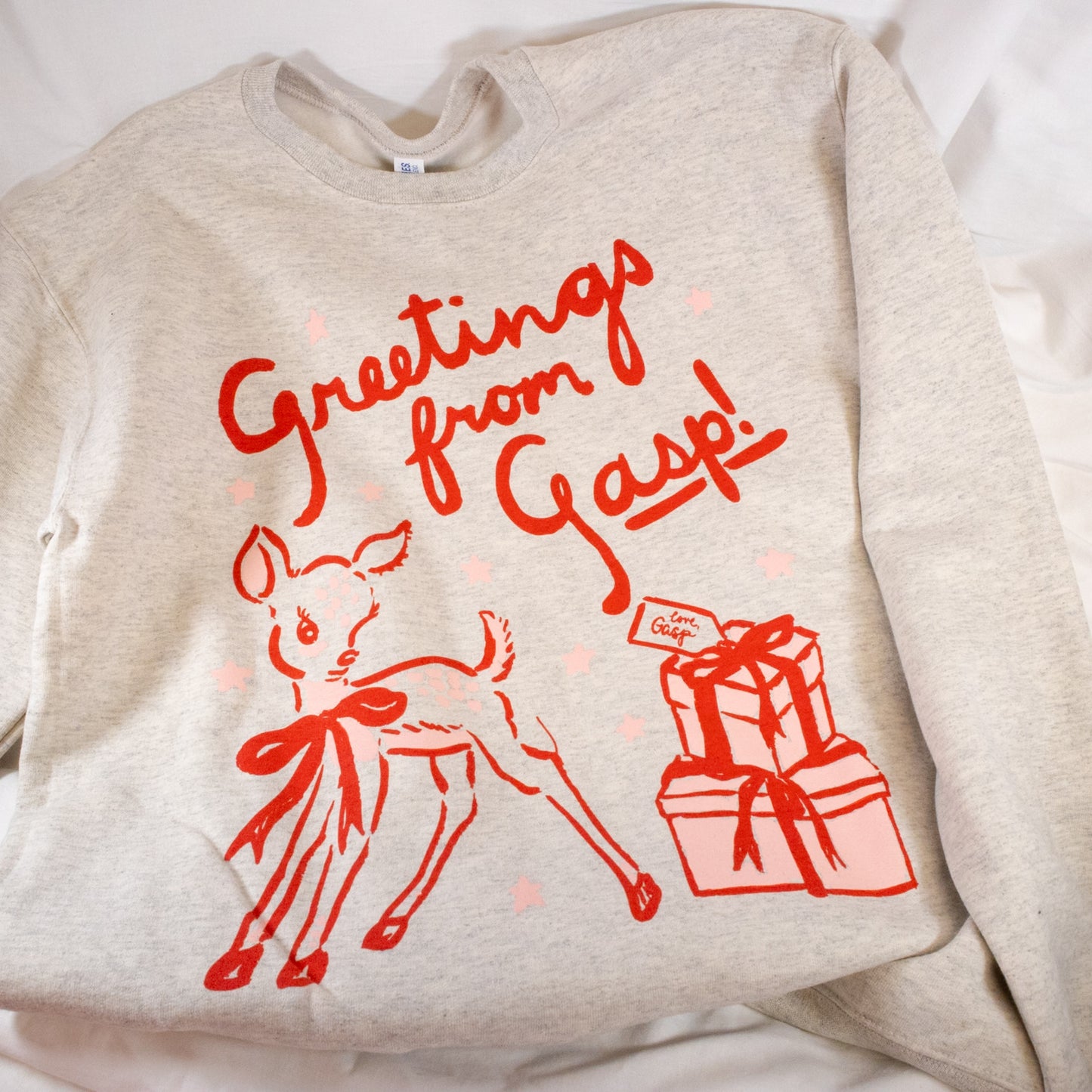 Greetings From Gasp Holiday Crewneck Sweatshirt