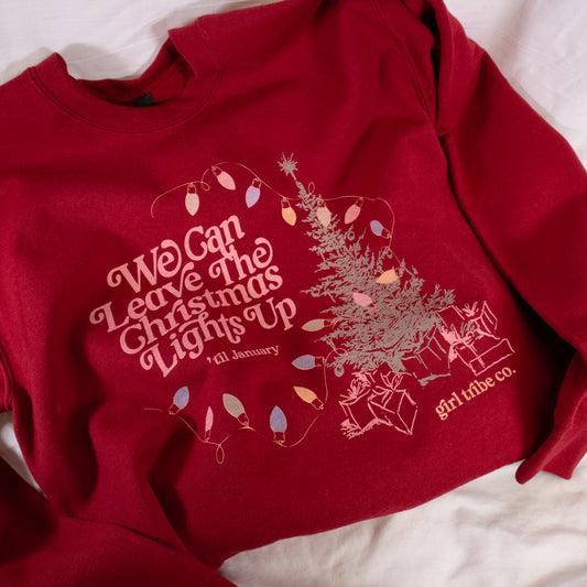 Christmas Lights Crewneck Sweatshirt