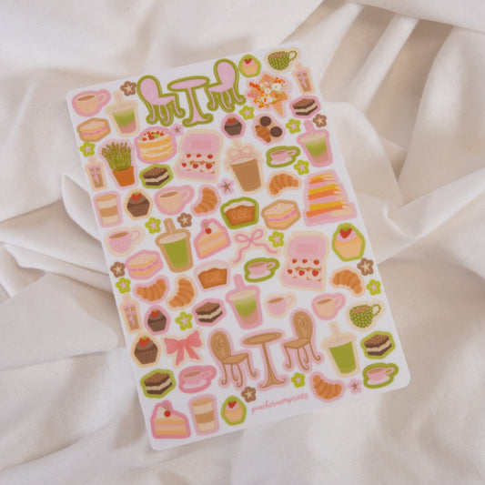 Coffee Shop Sticker Sheet