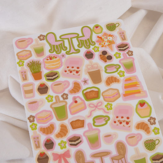 Coffee Shop Sticker Sheet