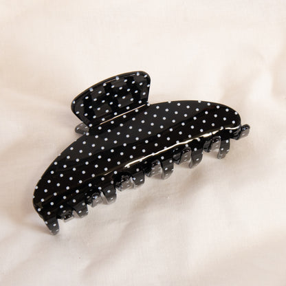 Polka Dot Claw Hair Clip