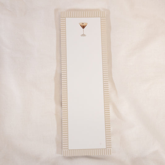 Espresso Martini Notepad