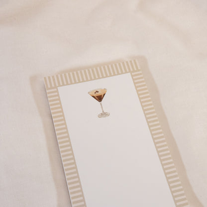 Espresso Martini Notepad