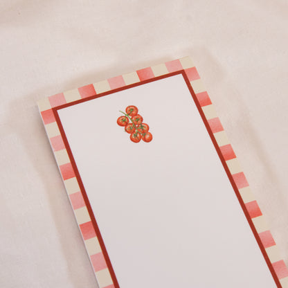 Tomato Check Notepad