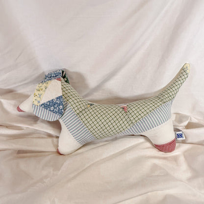 Quilted Dachshund Pillow
