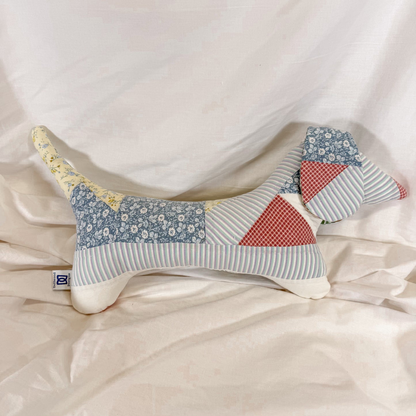 Quilted Dachshund Pillow
