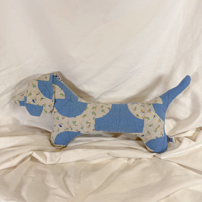 Quilted Dachshund Pillow